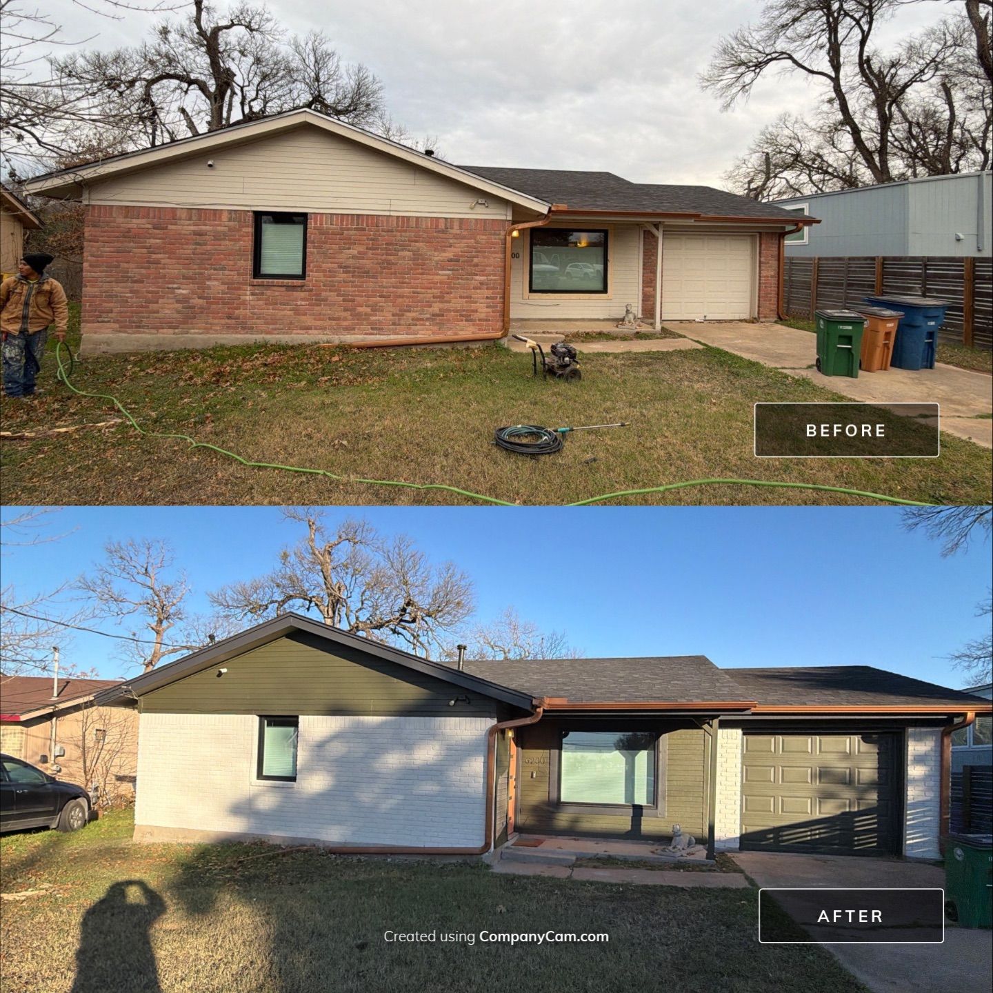 Classic home exterior painting Austin by Hill Country Painting